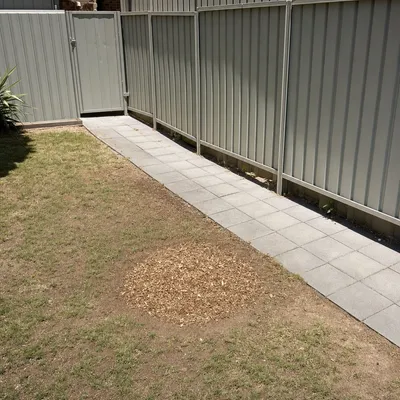 After: Stump grind through rocky clay, tight side access, Bendigo