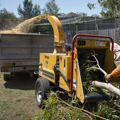 Mulching & Wood Chipping in Bendigo. On-site chipping of green waste and bulk garden mulch sourced from local hardwood removals. Fresh or aged, delivery available.