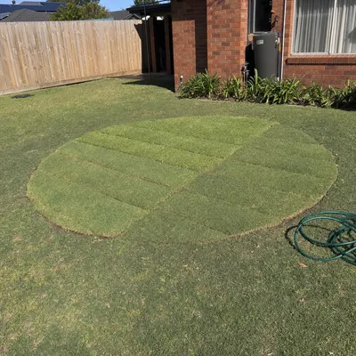 Stump ground 150–300mm below grade, Bendigo